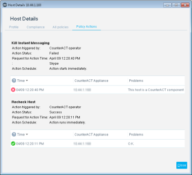 Host Details